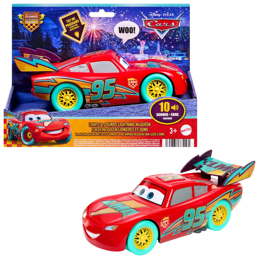 Disney Cars McQueen Day Lights & Sounds Hero McQueen