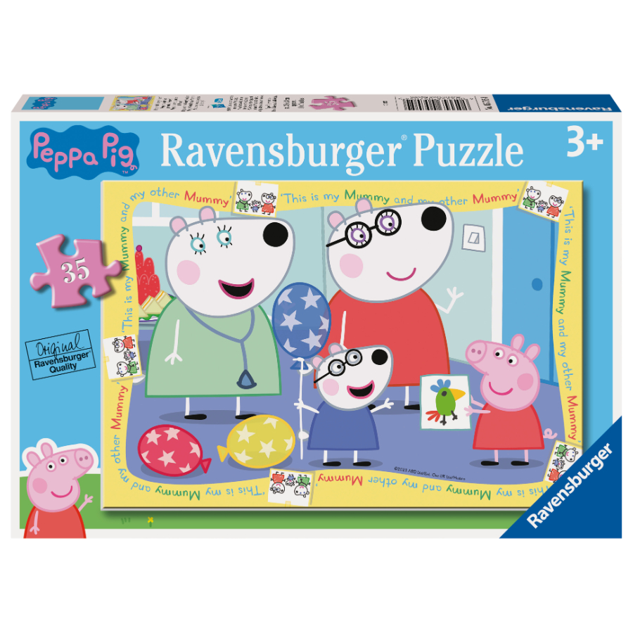 Ravensburger Puzzle 35 Piece Peppa Pig Is Back