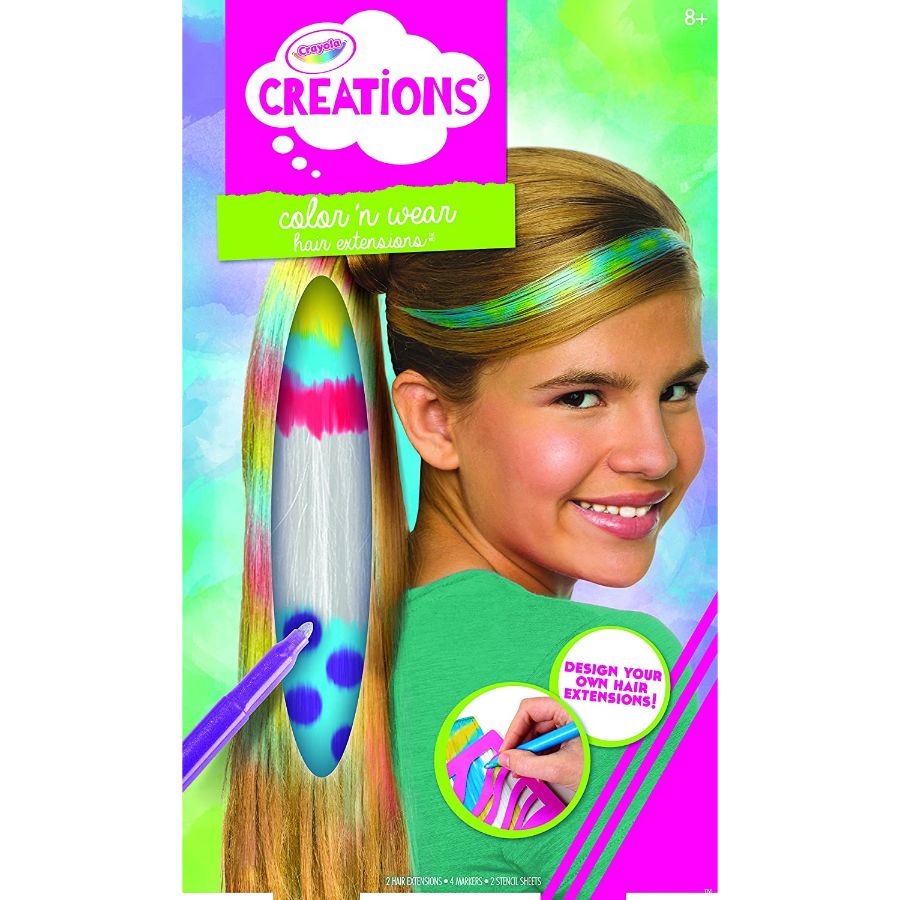 Crayola Creations Colour N Wear Hair Extensions