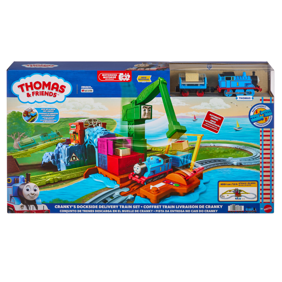 Thomas & Friends Rail Cranky At The Docks Motorized Trackset
