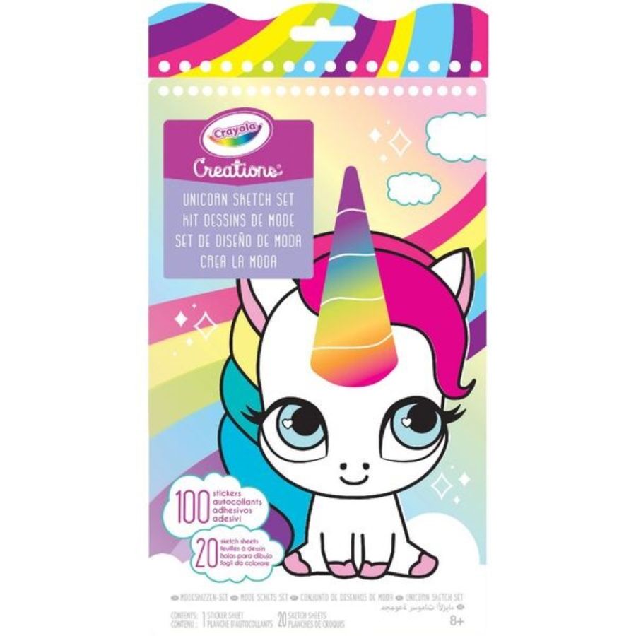 Crayola Creations Unicorn Sketch Set