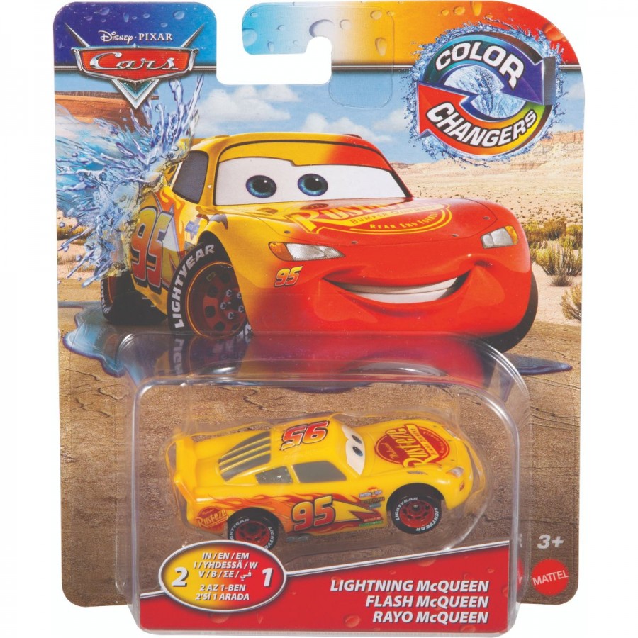 Disney Cars Diecast Colour Change Vehicle Assorted