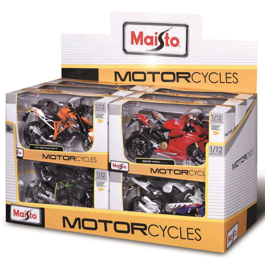 Maisto Diecast 1:12 Dirt Bike Assorted