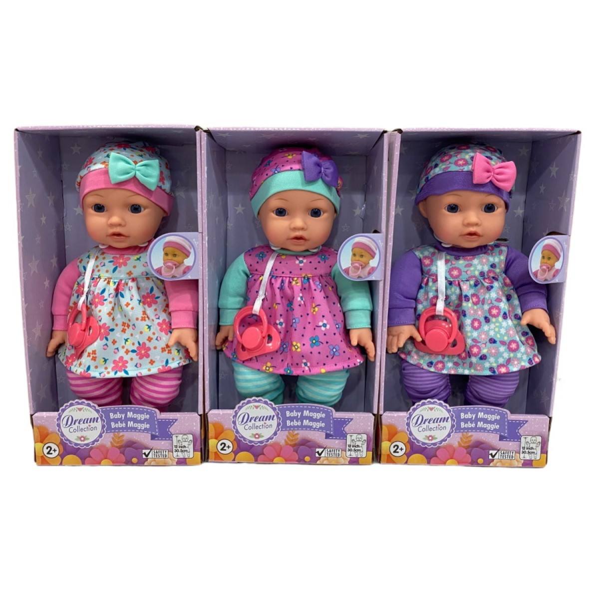 Dream Collection Baby Maggie Doll 12 Inch Assorted | Dolls, Pets, Prams   Accessories | Casey's Toys