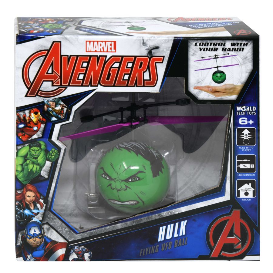 Marvel Avengers Hulk IR UFO Ball Helicopter
