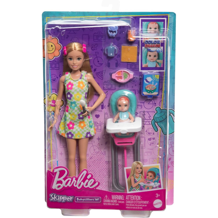 Barbie Skipper Babysitters Inc Doll & Baby Playset