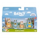 Bluey Series 13 Figurine 4 Pack With Accessories Assorted