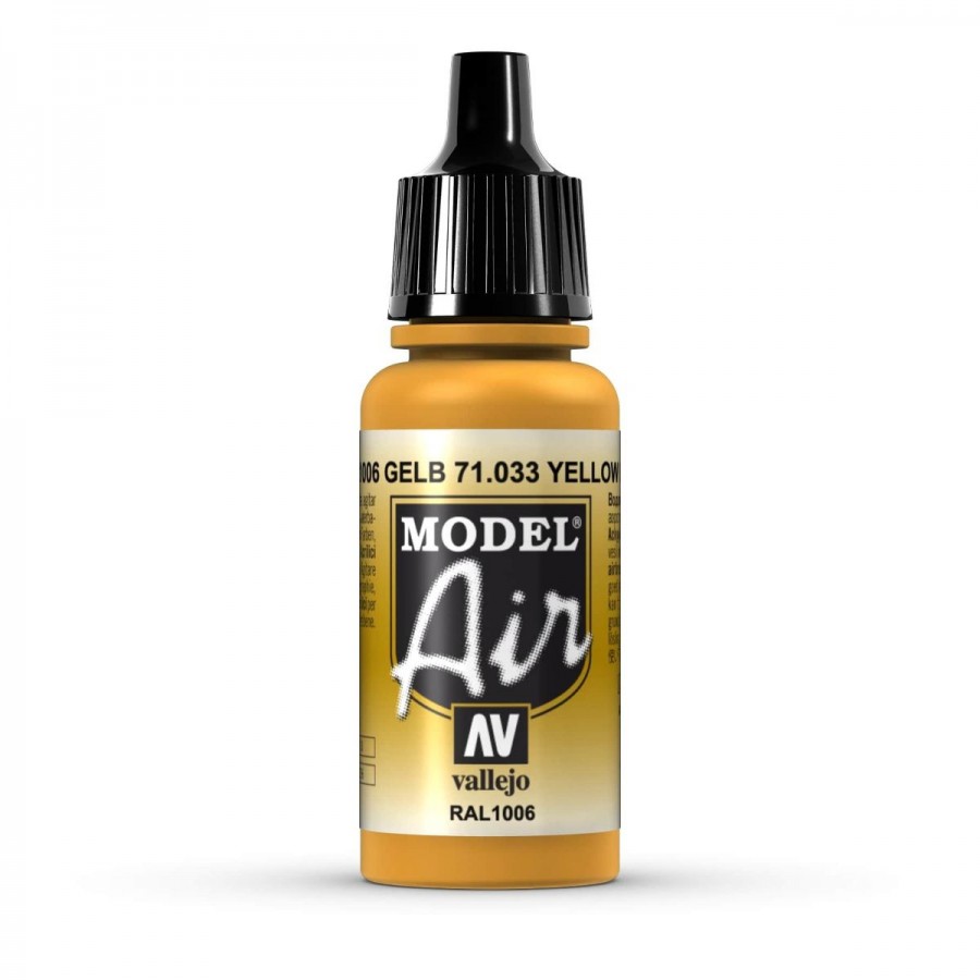 Vallejo Acrylic Paint Model Air Yellow Ochre 17ml