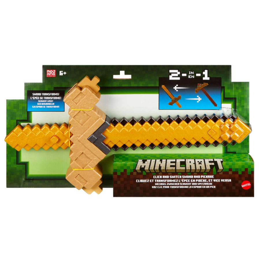 Minecraft Roleplay 2 In 1 Transforming Sword & Pickaxe