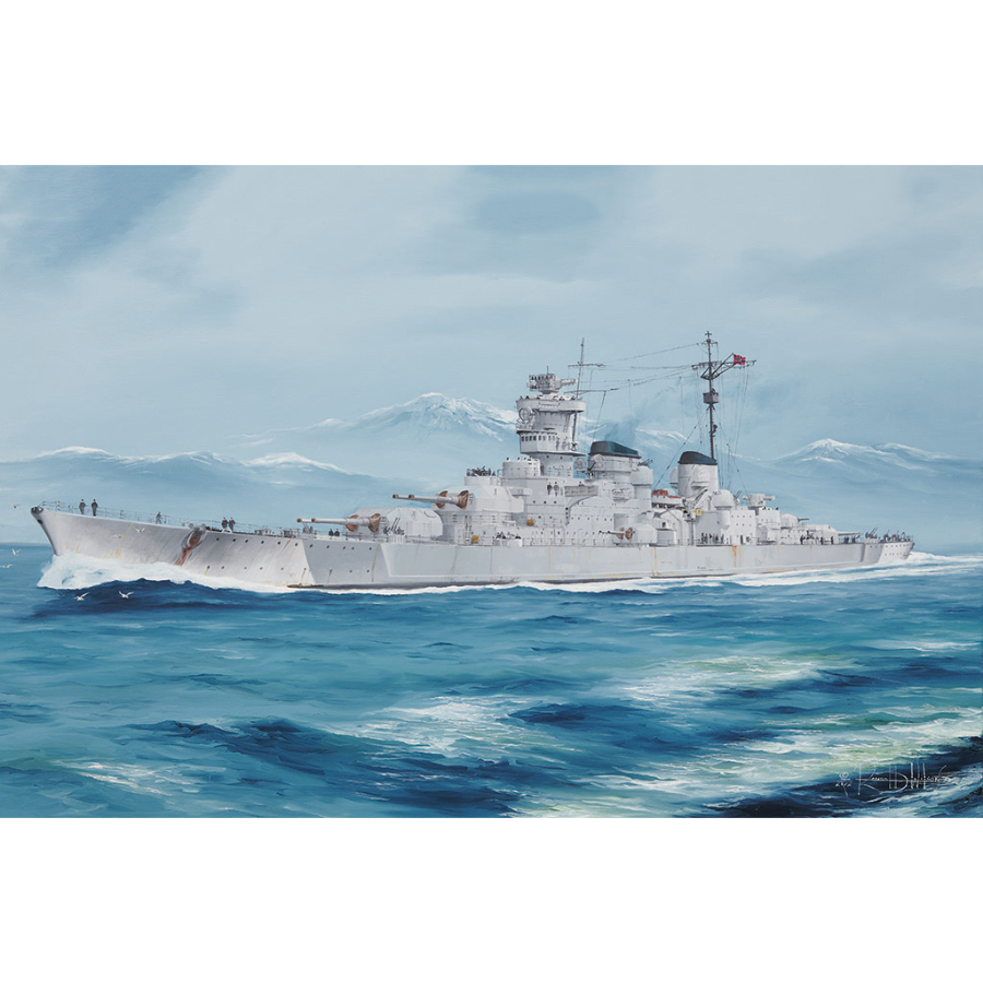 Trumpeter Model Kit 1:350 DKM 0 Class Battlecruiser Barbarossa