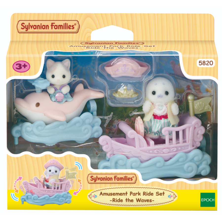 Sylvanian Families Amusement Park Ride Set Ride The Waves
