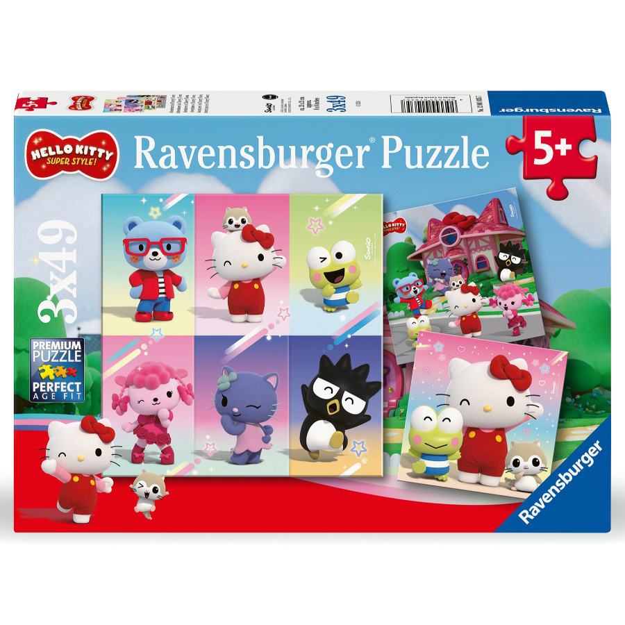 Ravensburger Puzzle 3x49 Piece Hello Kitty