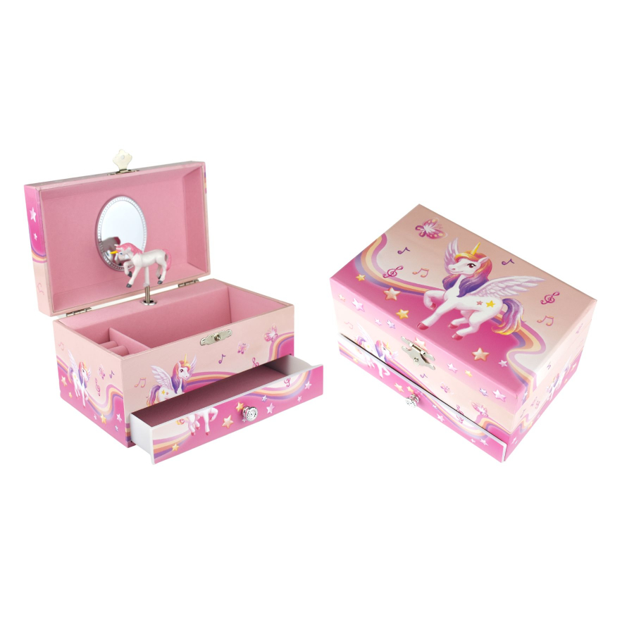 Jewel Box Medium Size Unicorn With One Draw