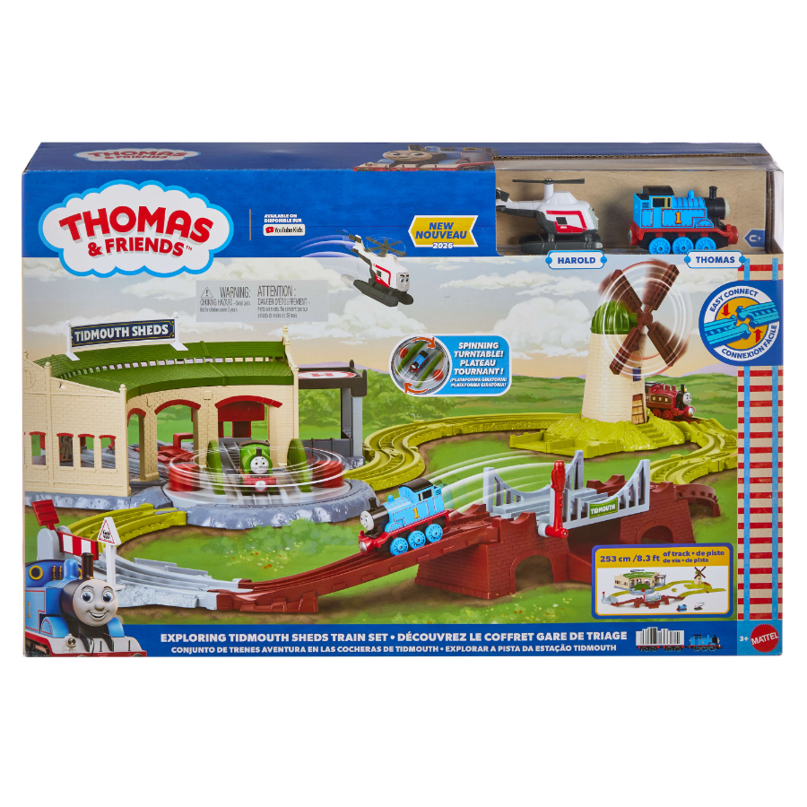 Thomas & Friends Rail Tidmouth Sheds Push Along Trackset