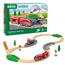Brio Wooden Train Set Pullback Train Set 28 Pieces