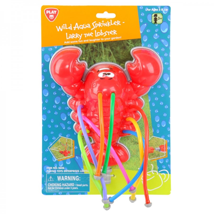 Wild Aqua Sprinkler Larry The Lobster