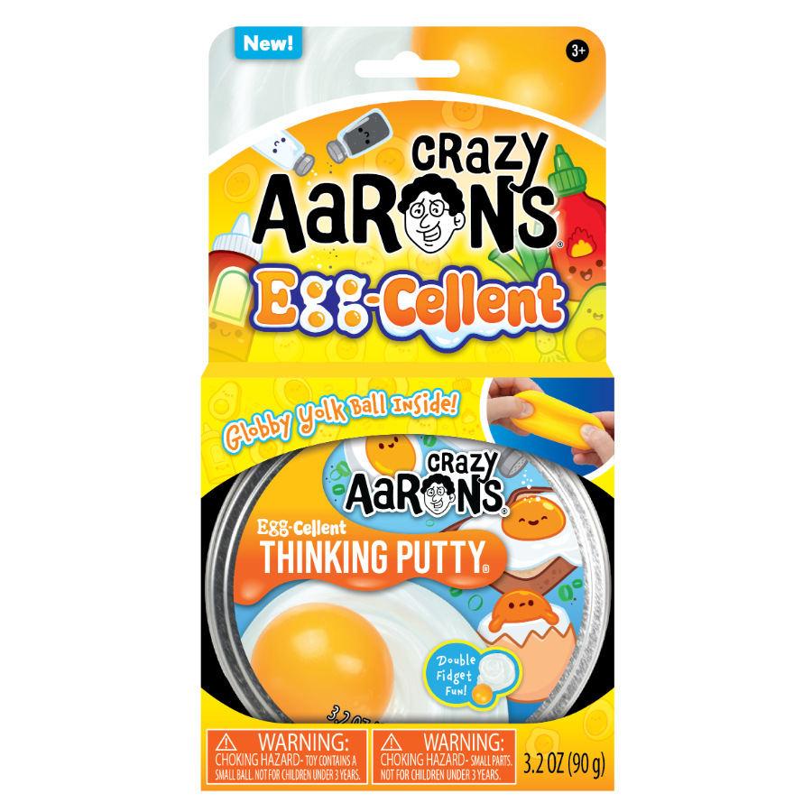 Crazy Aarons Thinking Putty 10cm Tin Trendsetters Eggcellent