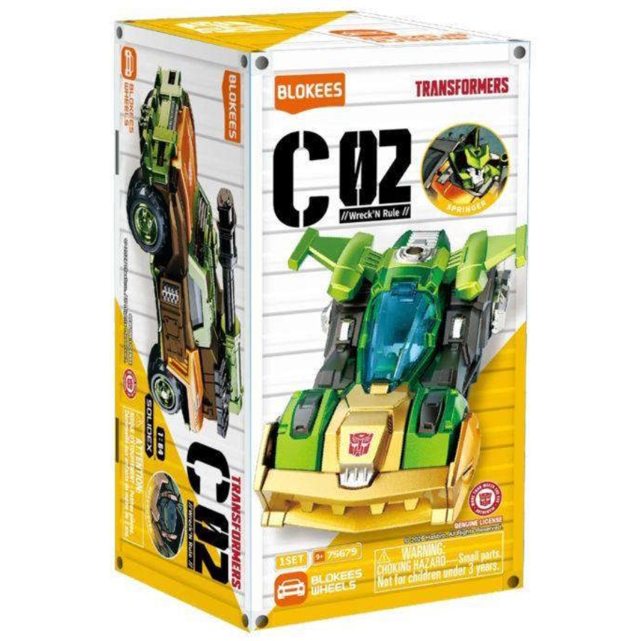 Blokees Model Kit Surprise Box Transformers Wheels C02 Assorted