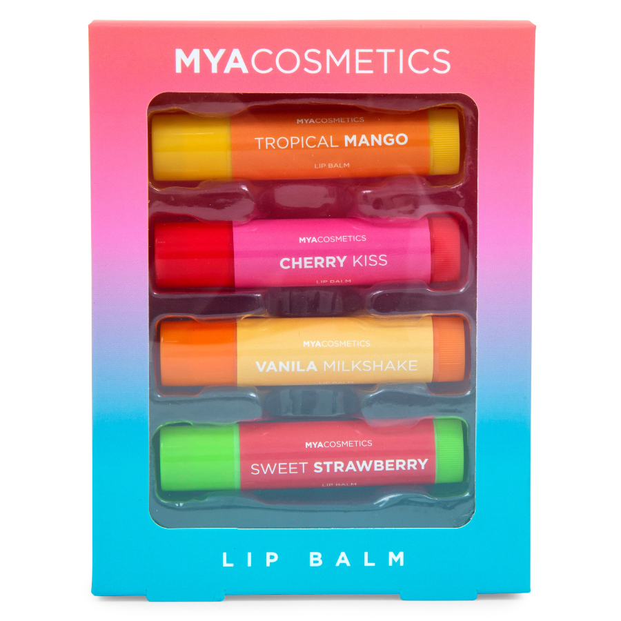 MYA Cosmetics Lip Balm 4 Pack