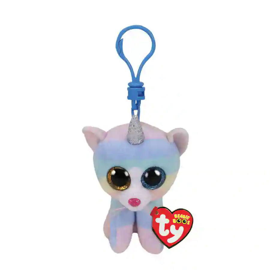 Beanie Boos Clips Heather Cat With Horn