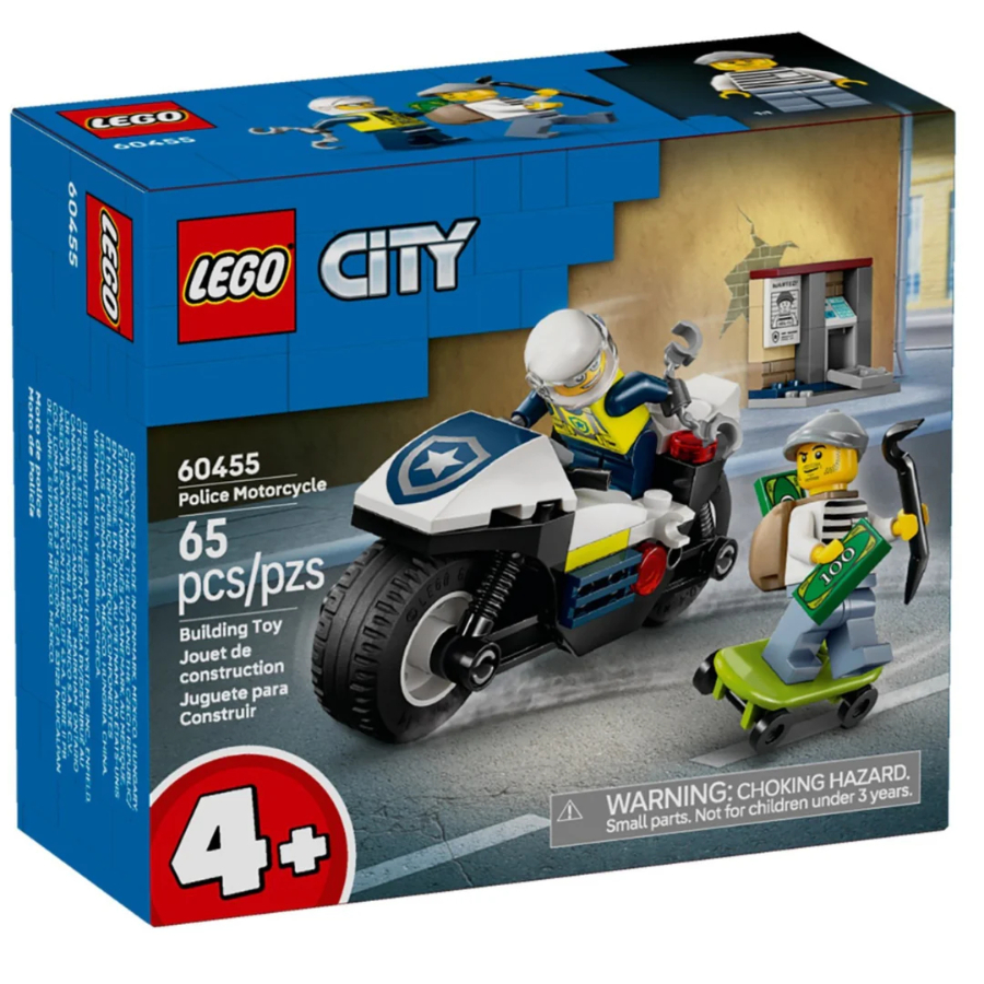 LEGO City Police Motorcycle Chase 4+ Set