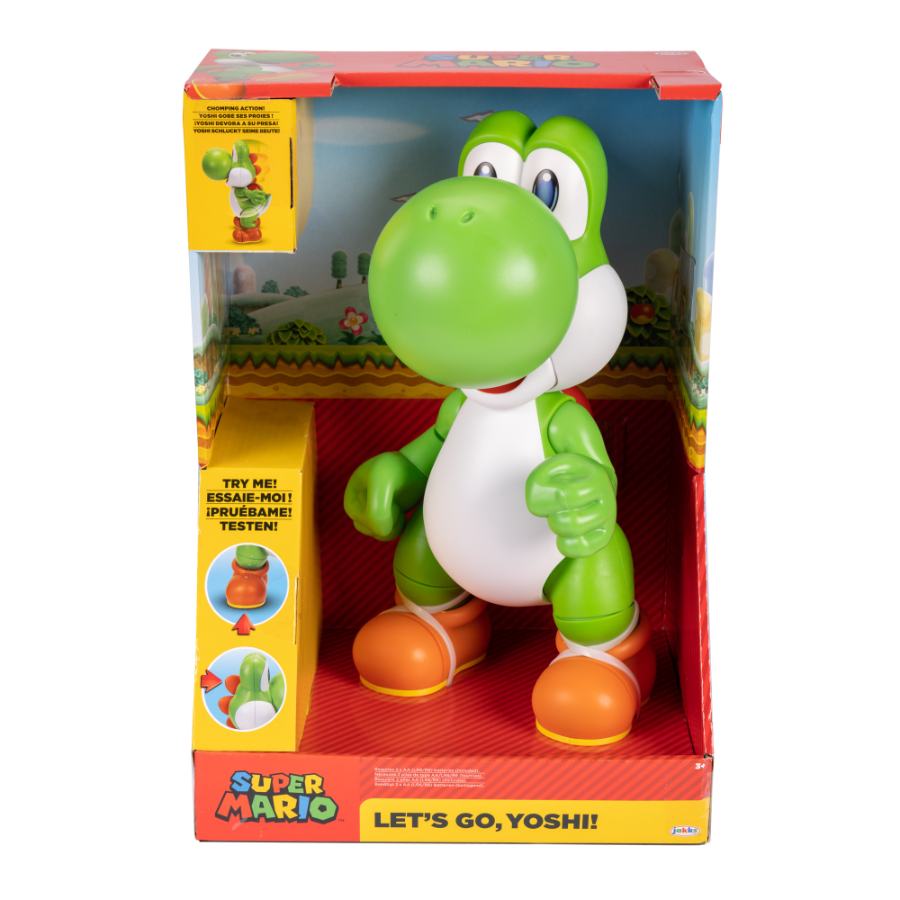 Super Mario Lets Go Giant Interactive Yoshi Figure