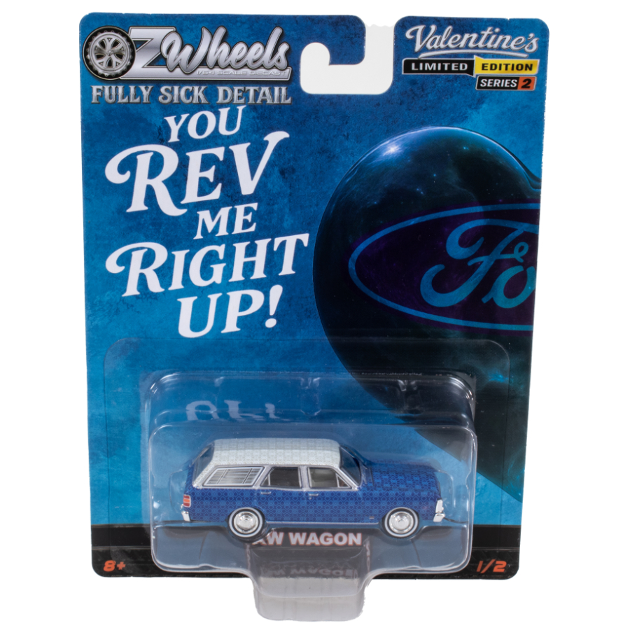 Oz Wheels Diecast 1:64 Fully Sick Detail Valentines Day His & Hers Assorted