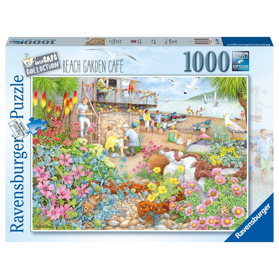 Ravensburger Puzzle 1000 Piece Beach Garden Café SF