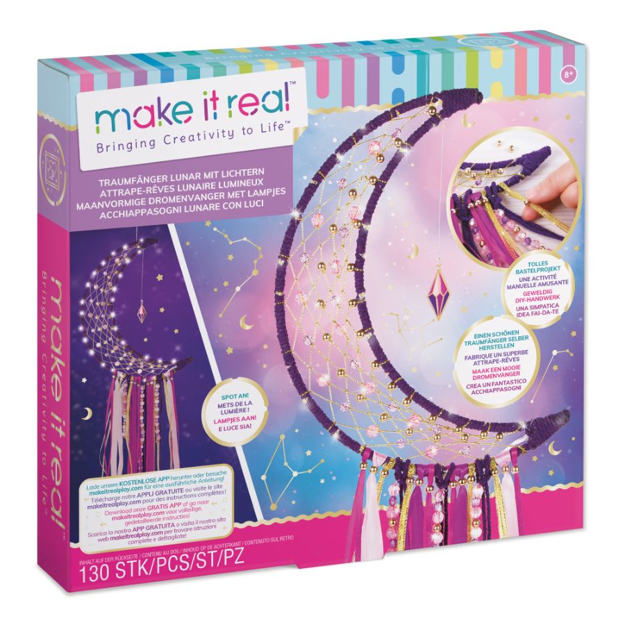 Make It Real Lunar Dream Catcher With Lights