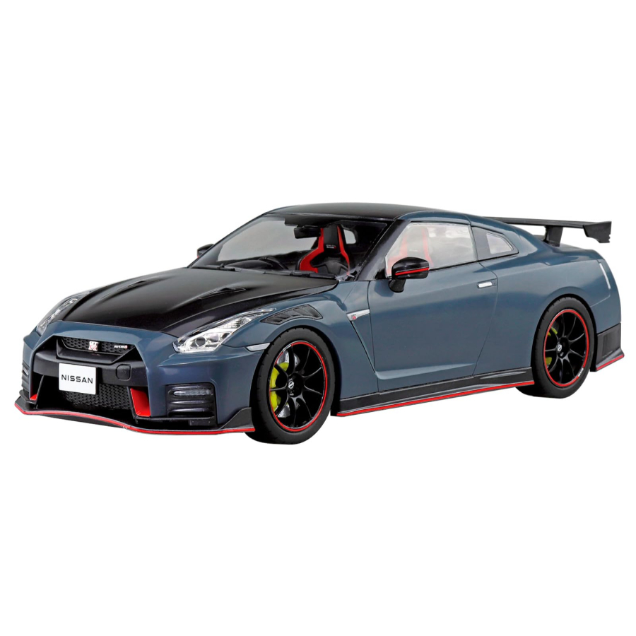 Aoshima Model Kit 1:24 Nissan GT-R R35 Nismo Special Edition 2022 Stealth Grey Snap Kit
