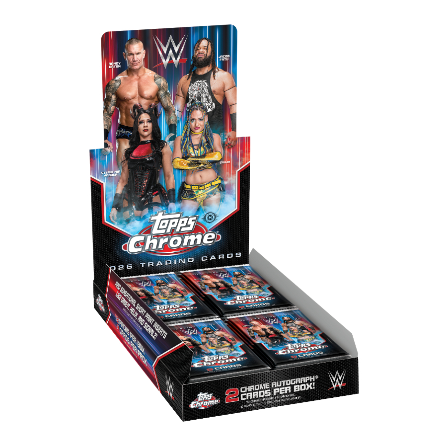 Topps 2026 WWE Chrome Trading Cards Booster Pack