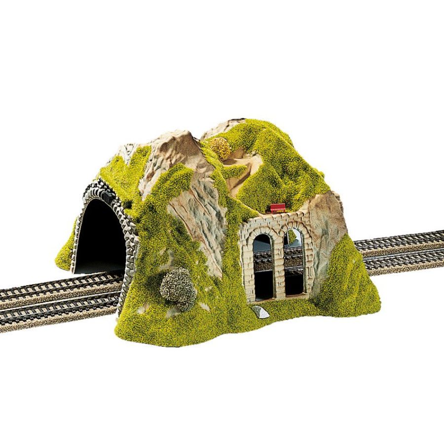 Noch Rail Scenery HO-OO Tunnel Double Track Straight 30x28cm