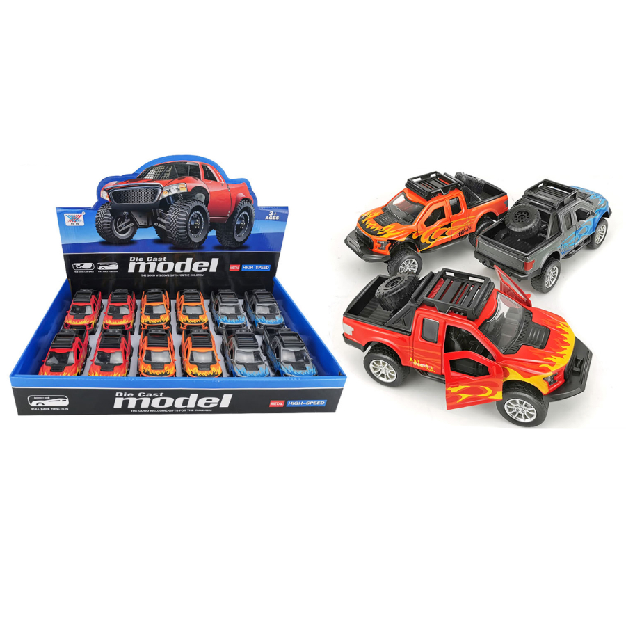 Diecast Pullback Off Road Ute Assorted