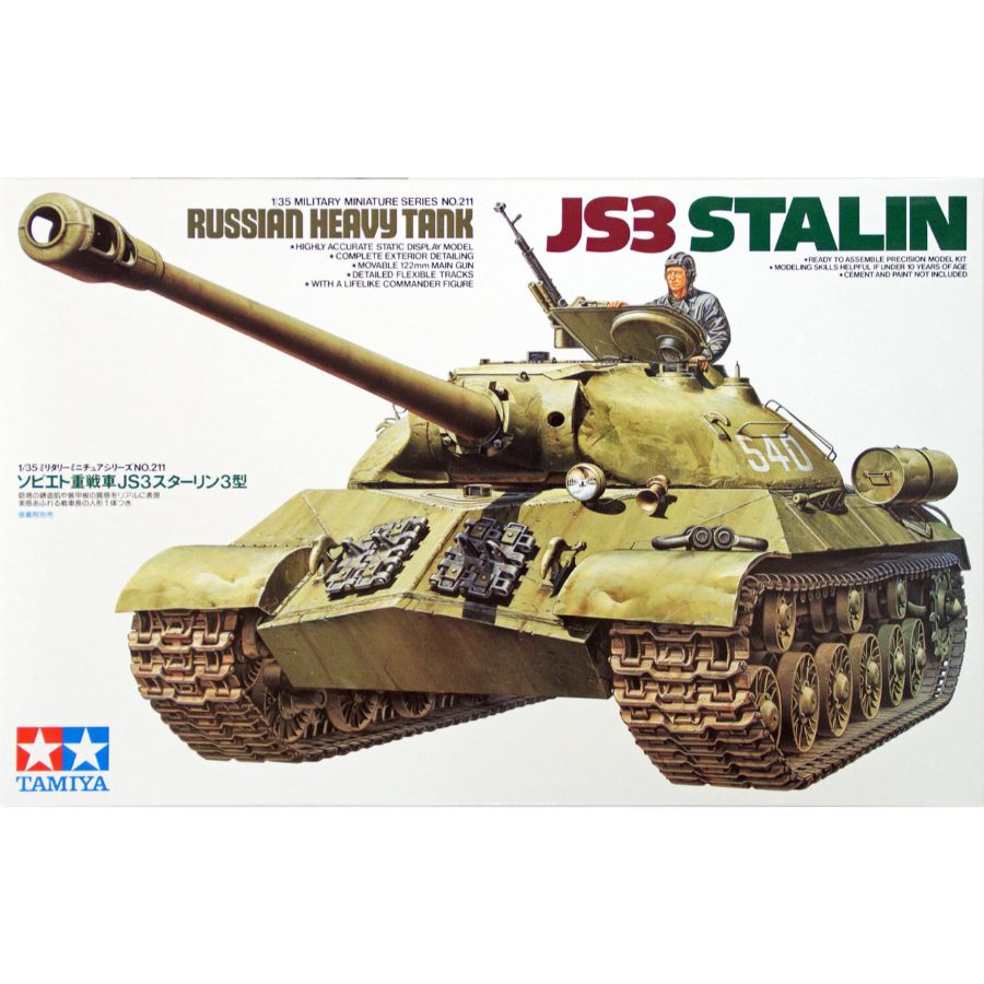 Tamiya Model Kit 1:35 Russian Heavy Tank JS3