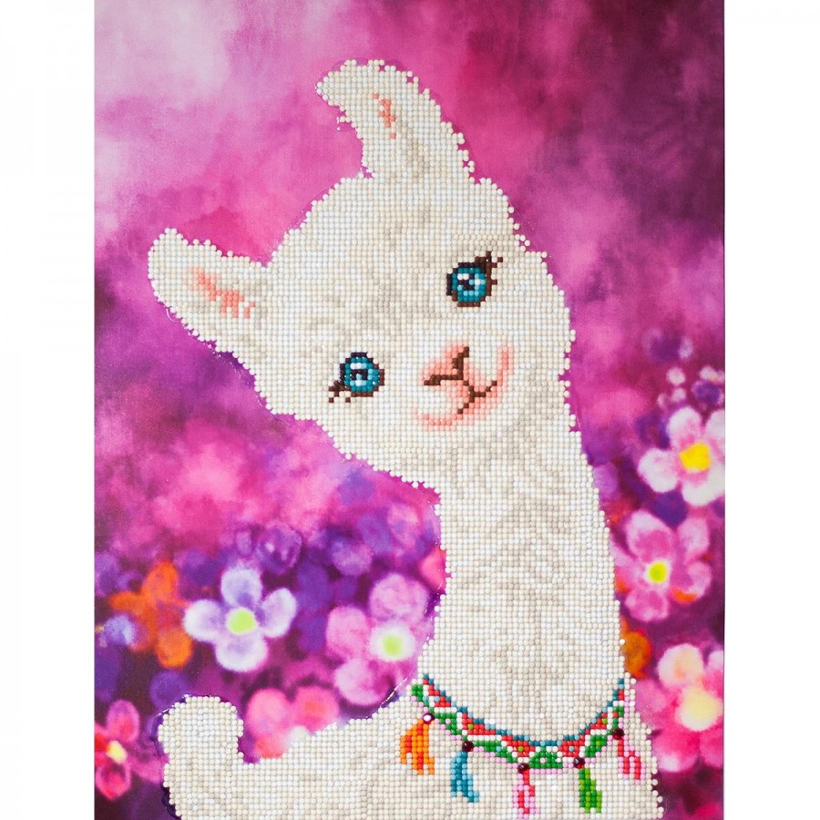 Diamond Dotz Lulu Llama 32cm x 42cm