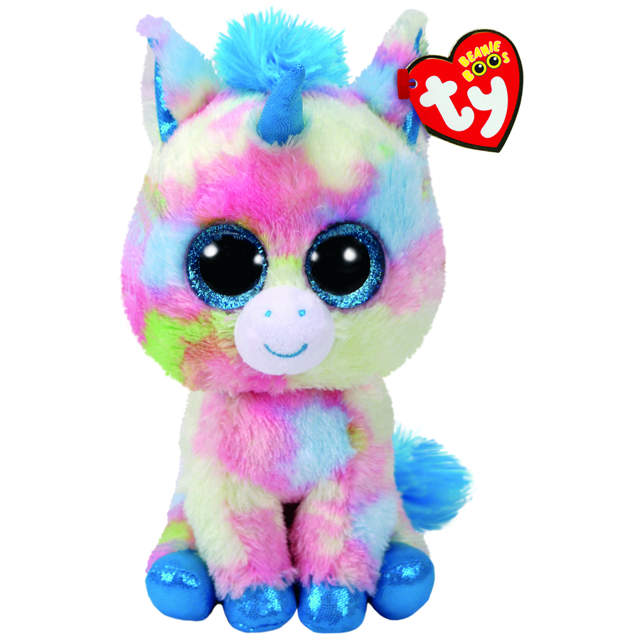 Beanie Boos Regular Plush Blitz Blue Multi Unicorn
