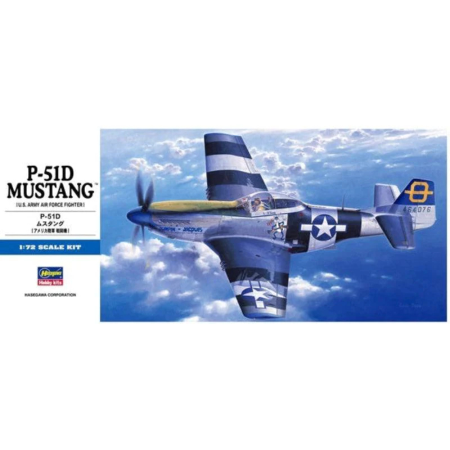 Hasegawa Model Kit 1:72 P-51D Mustang With RAAF Decals