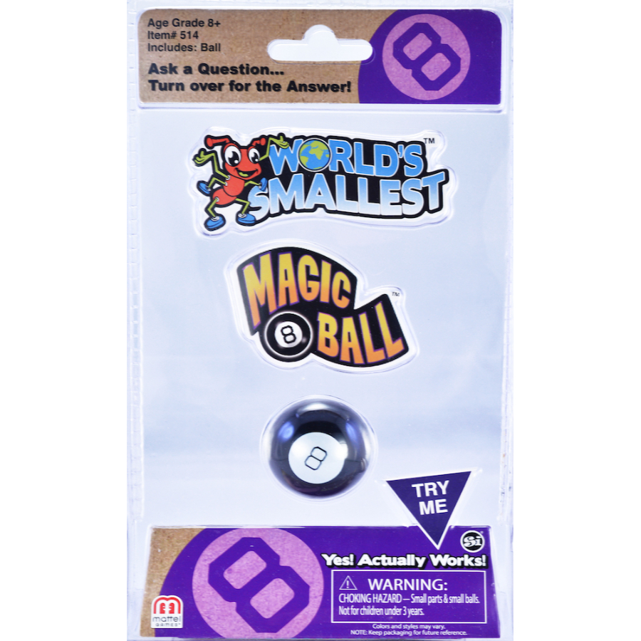 Worlds Smallest Uno & Magic 8 Ball Assorted
