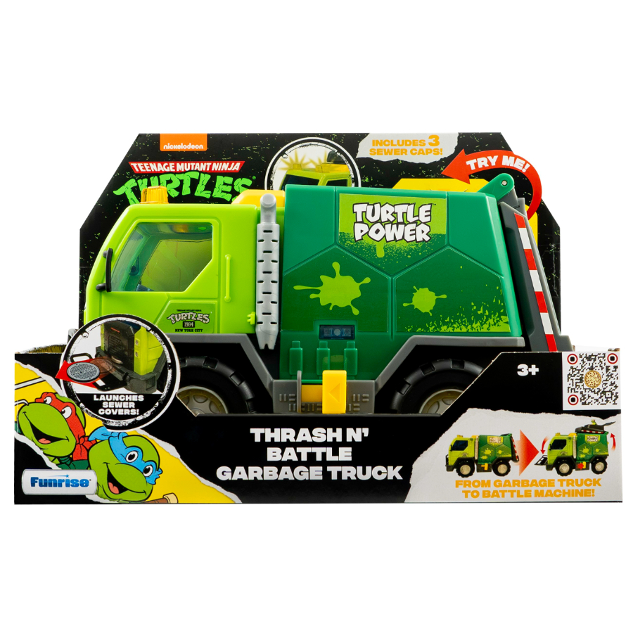 Teenage Mutant Ninja Turtles Thrash N Battle Garbage Truck