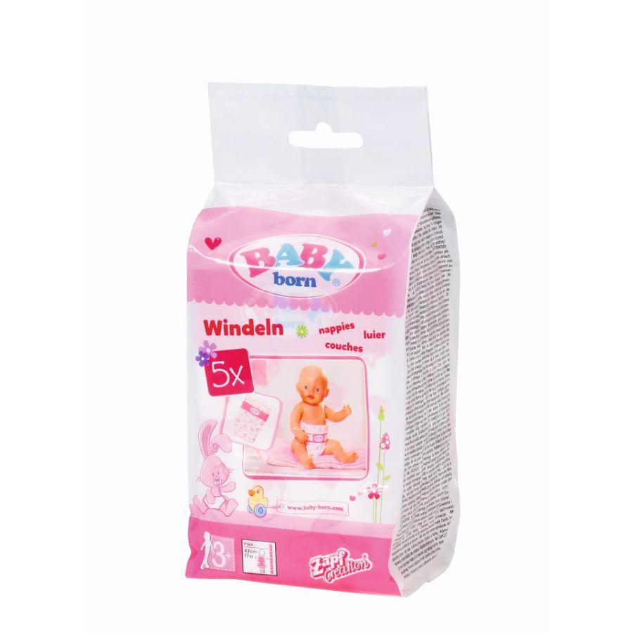 Baby Born Nappies 5 Pack
