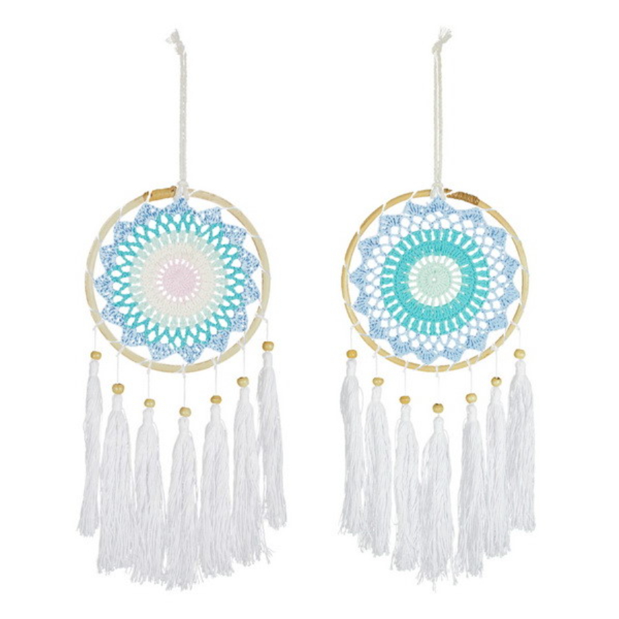 Dream Catcher With Tassels Pastel 16cm