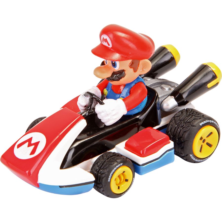 Mario Kart Pull Back Action Vehicle Assorted