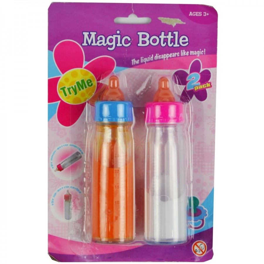 Magic Milk & Juice Bottle For Dolls
