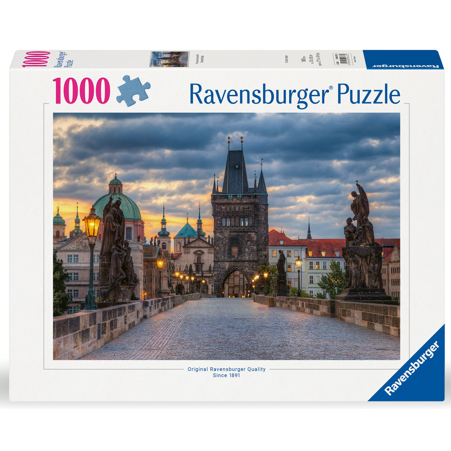Ravensburger Puzzle 1000 Piece Across Charles Bridge Dawn SF