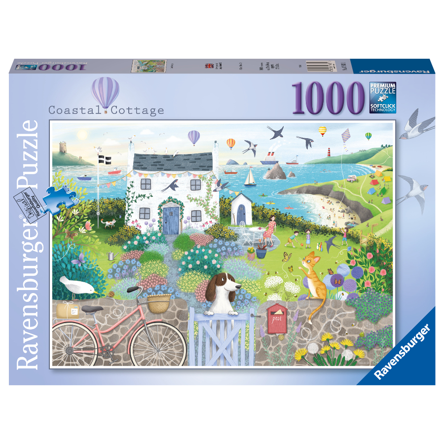 Ravensburger Puzzle 1000 Piece Coastal Cottage | Toys | Casey's Toys