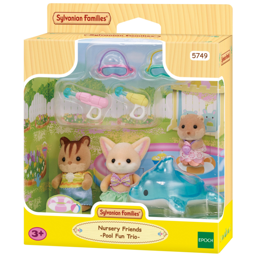 Sylvanian Families Nursery Friends Pool Fun Trio