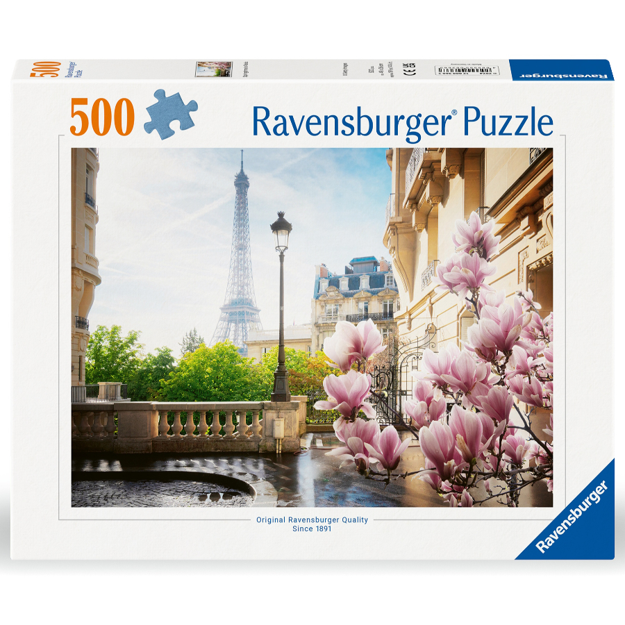 Ravensburger Puzzle 500 Piece Paris Skyline Photo SF