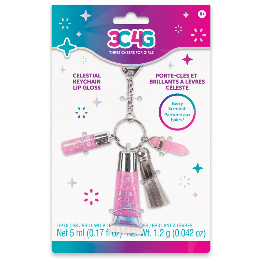 3C4G Celestial Keychain Lip Gloss
