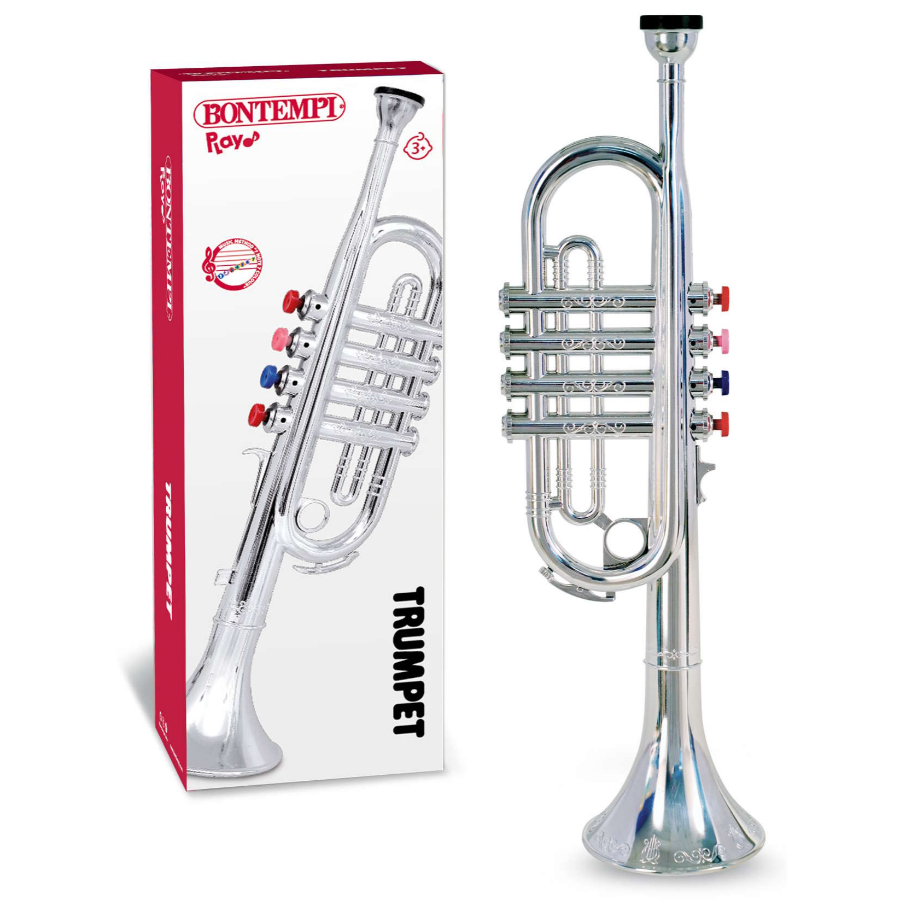 Bontempi Musical Intruments Silver Trumpet 42cm
