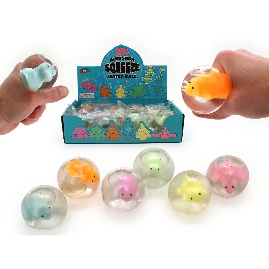 Water Splat Ball With Dinosaur Inside Assorted